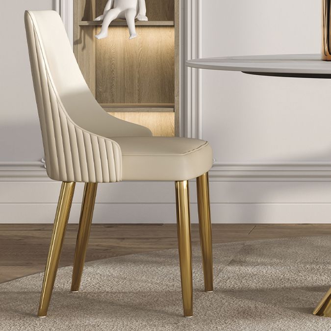 Contemporary Fixed Dining Room Table Set Sintered Stone Top Dining Table Furniture