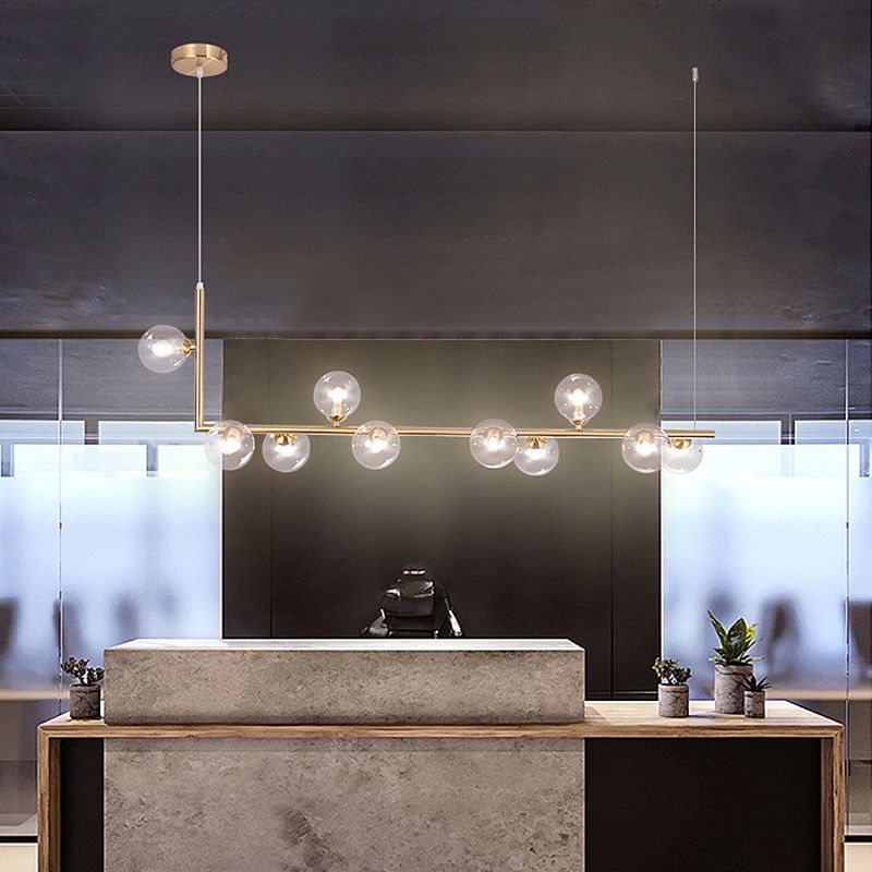10 Lichte keukeneiland hanglage lineaire hanglampen eiland verlichtingsarmaturen