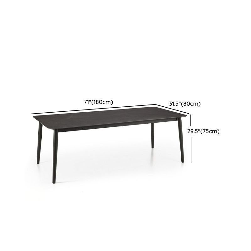 Boho Style 1/3/7 Pieces Dining Stone Set Metal Dining Table Set for Outdoor