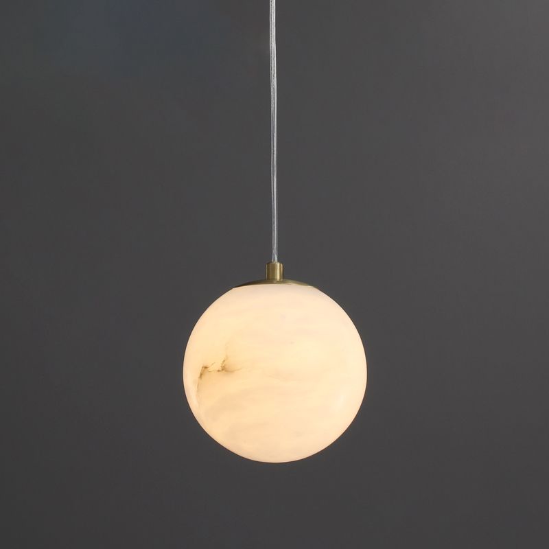 Marble 1-Light Hanging Lamp, Nordic Simplicity Design Pendant Lighting for Living