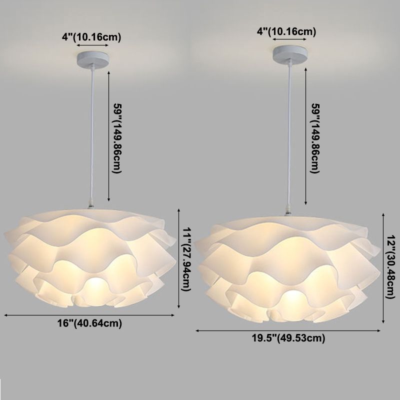Kunstblume Schatten hängend hängendes Licht, ausgefallen
