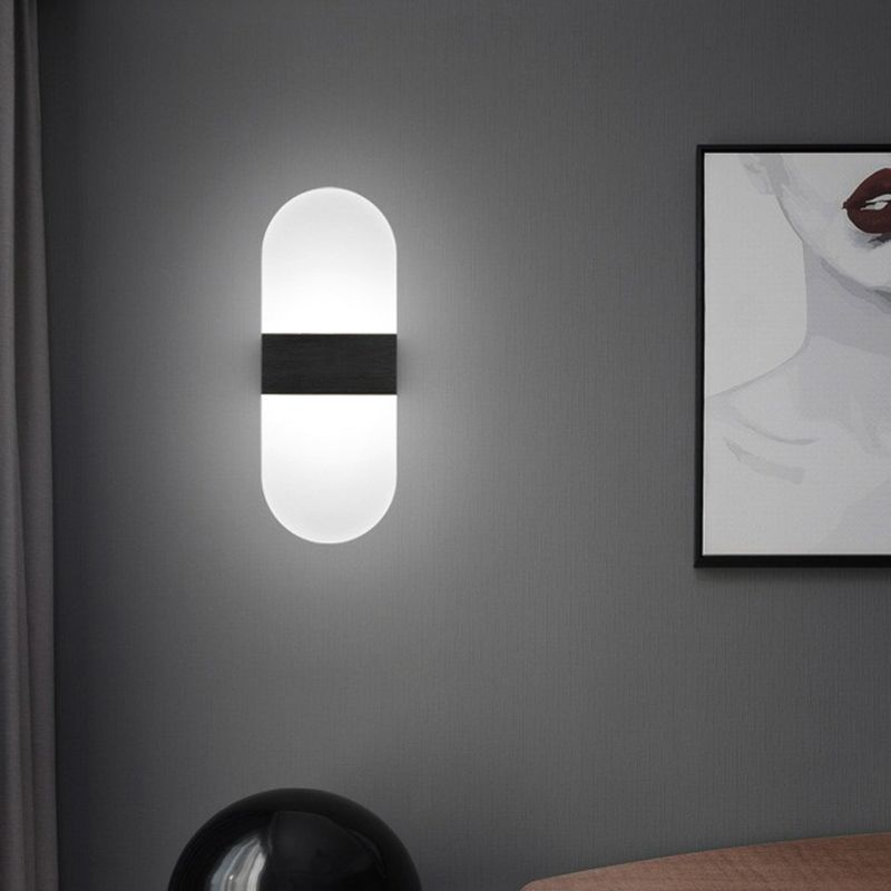 Acrylic Geometric Wall Sconce Lamp Modern Style LED Wall Lighting Fixture for Bedside