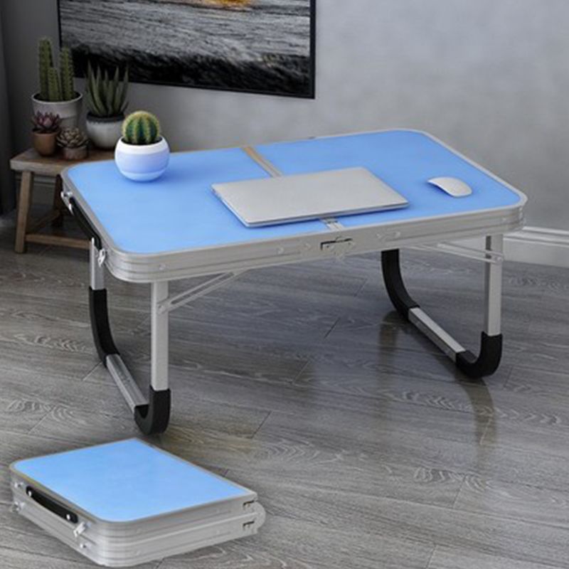 Folding Writing Desks Rectangular Shape Task Desk with 2-Legs for Home