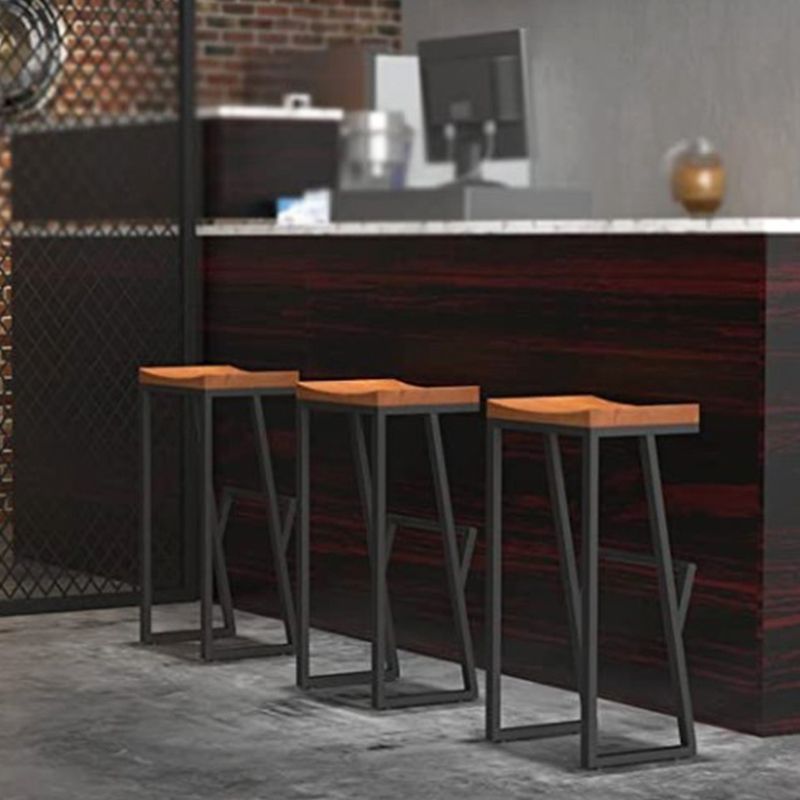 Glam Rectangle Pub Table Set 1/2/3/7 Pieces Pine Wood Top Bar Table with Metal Stools