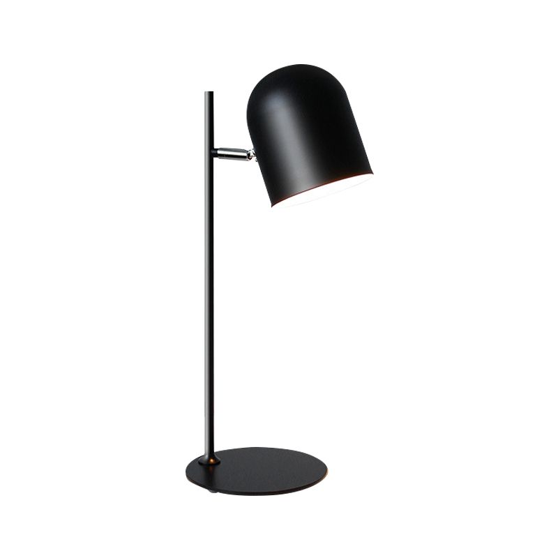 Roteerbaar metalen beker Studie Licht 1 kop Macaron Loft Desk Light met plug -in koord voor kantoor