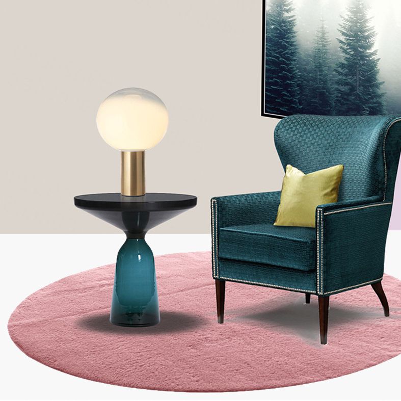 Lámpara de mesa de mesa de globo de simplicidad ultramoderna para el dormitorio