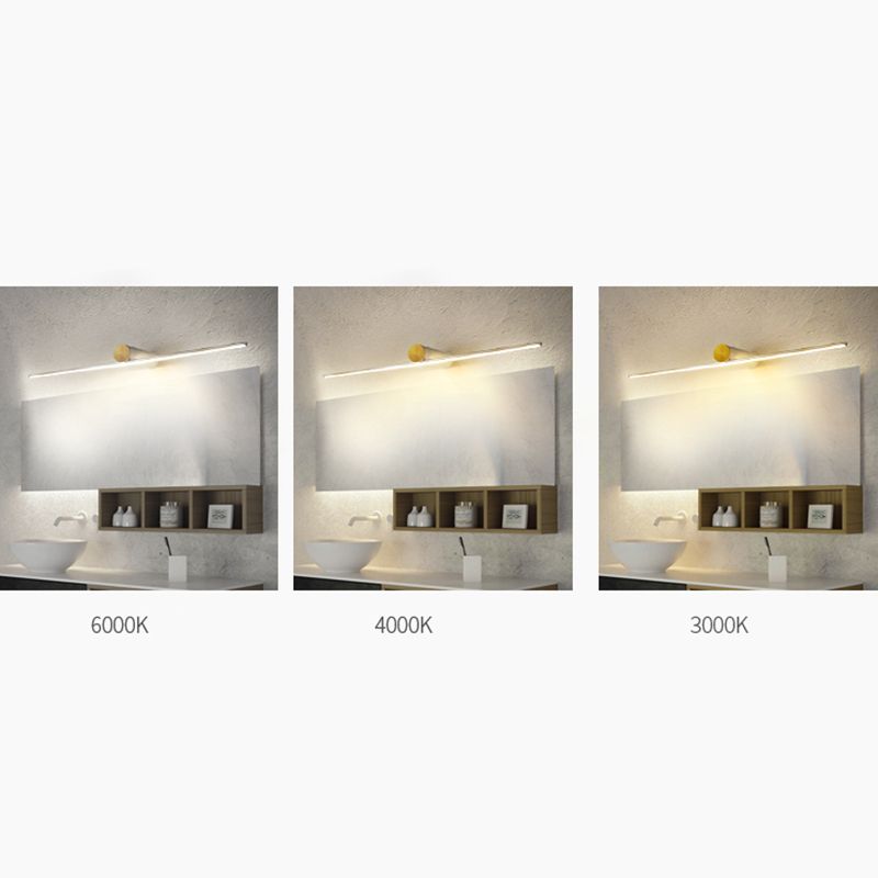 LED LINEAR LED lampe à style minimaliste moderne Aluminium unique Vanité unique