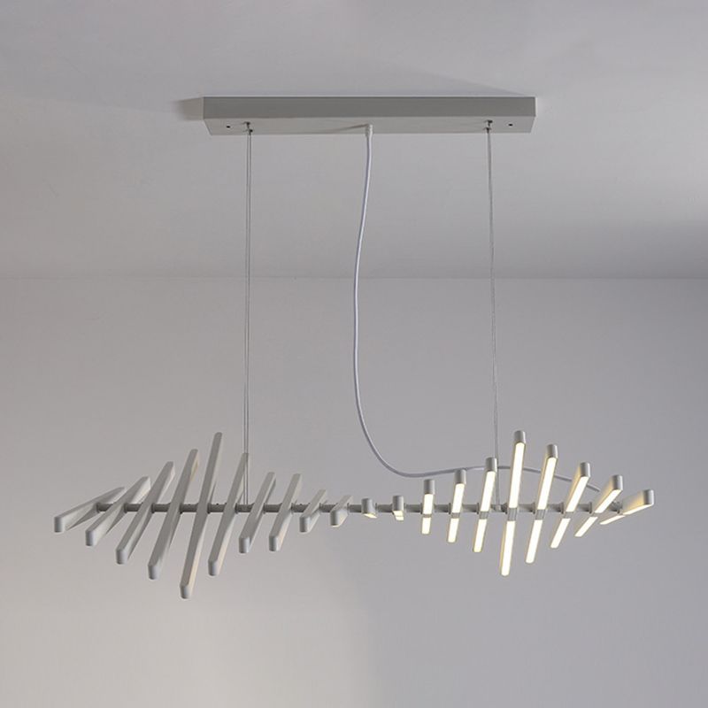 Nordic LED Island Lighting Fixture Creative Metal Pendant Light for Dining Room