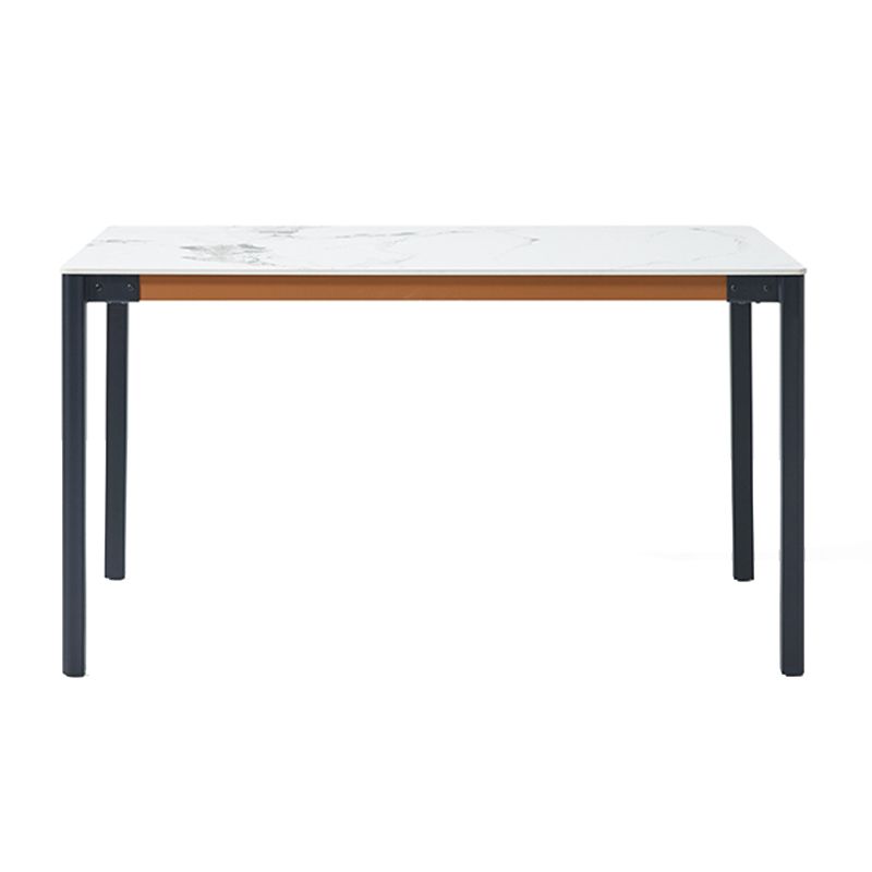 Contemporary Style 1/5/7 Piece Rectangle Stone Dining Bench Set for Home