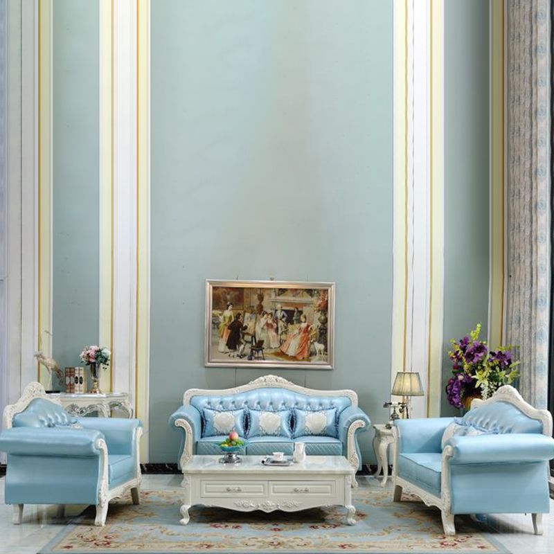 37" High Sofa Rolled Arm Sofa with Tufted Split-Back for Living Room