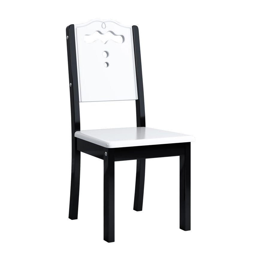 Zeitgenössischer Holz Dining Armless Stuhl Open Back Side Stuhl für den Heimgebrauch