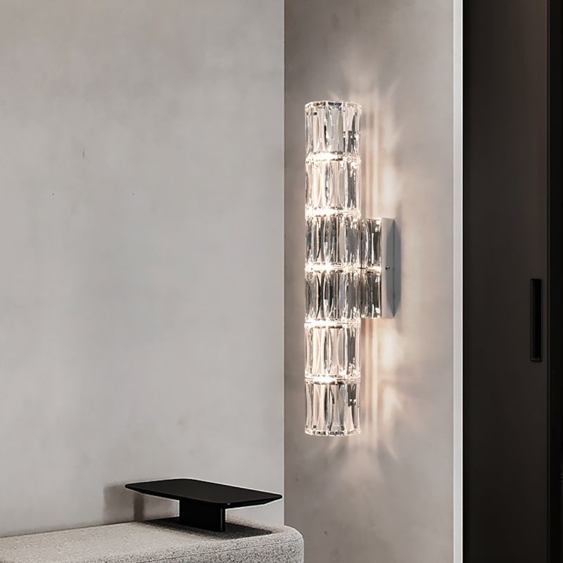 Crystal Wall Sconce Post-Modern Style Wall Light Fixture for Living Room