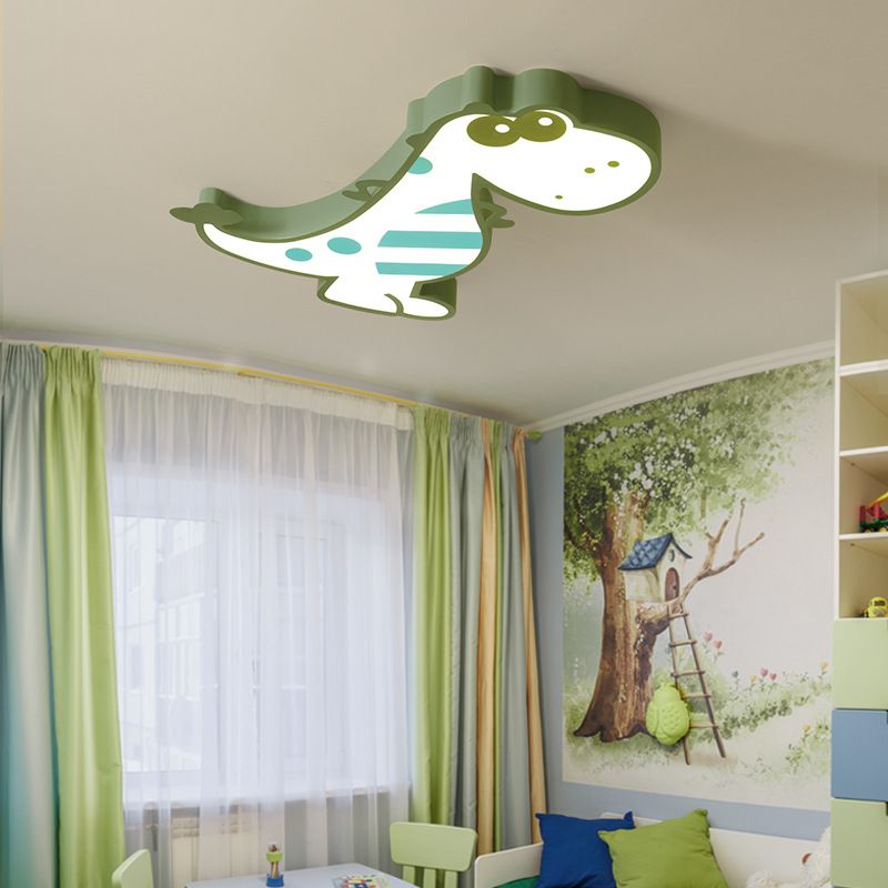 Metal Geometric Flush Mount Light Fixture Modern Flush Mount for Children's Room
