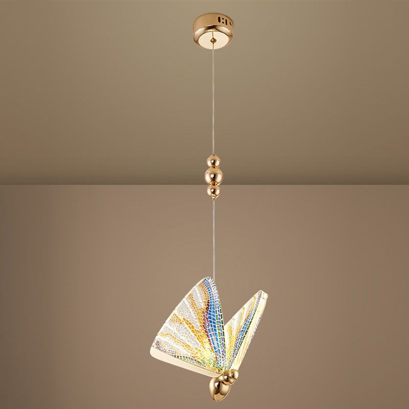 Moderner Butterfly Hängnisbeleuchtung Acryl Decke Anhängerlampe