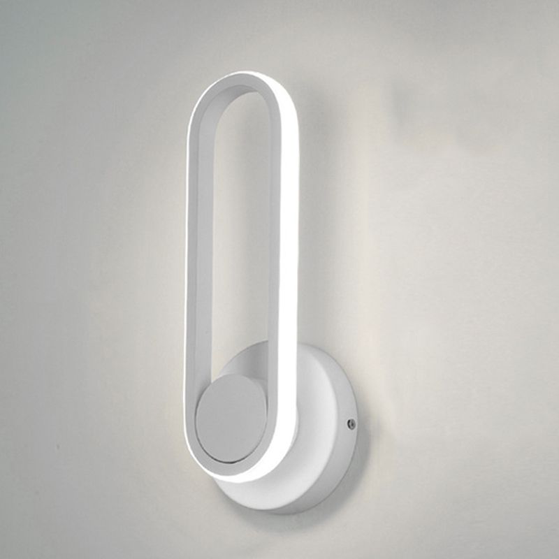 Modern Style Wall Sconce Rotatable LED Wall Mount Lamp for Living Room