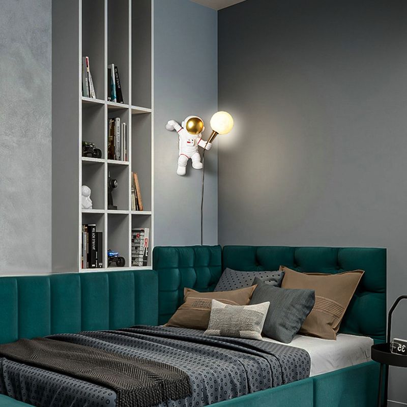 Lampada da parete per bambini astronauta per astronauta