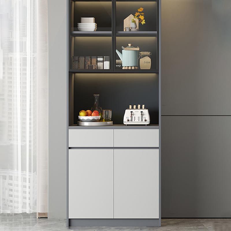 15.75"W Sideboard Contemporary Dining Server for Kitchen and Dining Room without Lamp