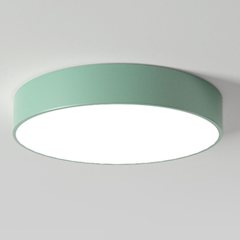 Plafoniera moderna da incasso in stile amaretto, rotonda, in acrilico, a LED, da incasso