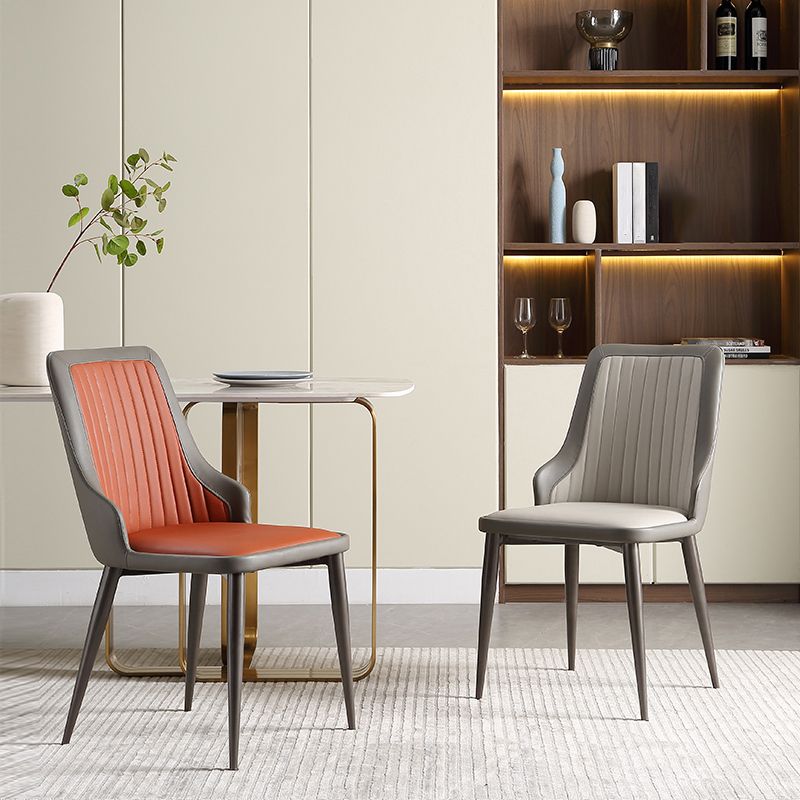 Silla de comedor tapizada silla auxiliar Parsons de restaurante contemporáneo