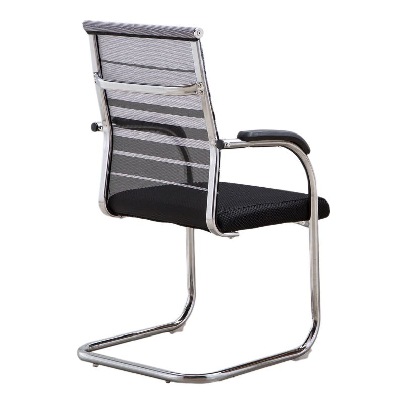 Medium/High Back Office Chair Metal Leg Mesh Back Sponge Cushion Office Chair