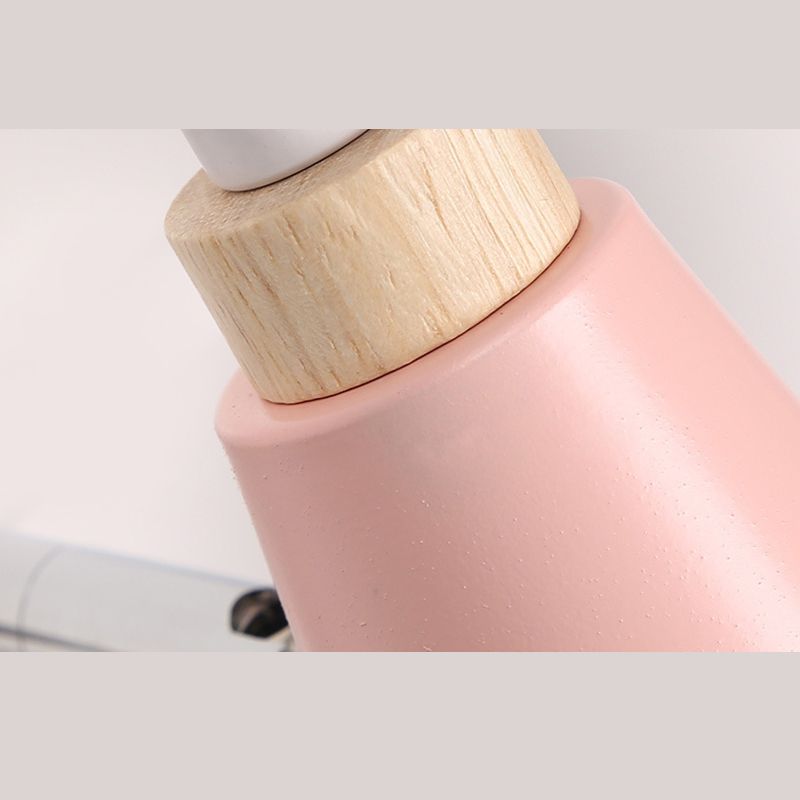 1-Light Geometric Shade Wall Sconce Modren Nordic Macarons Style Metal Wall Lighting