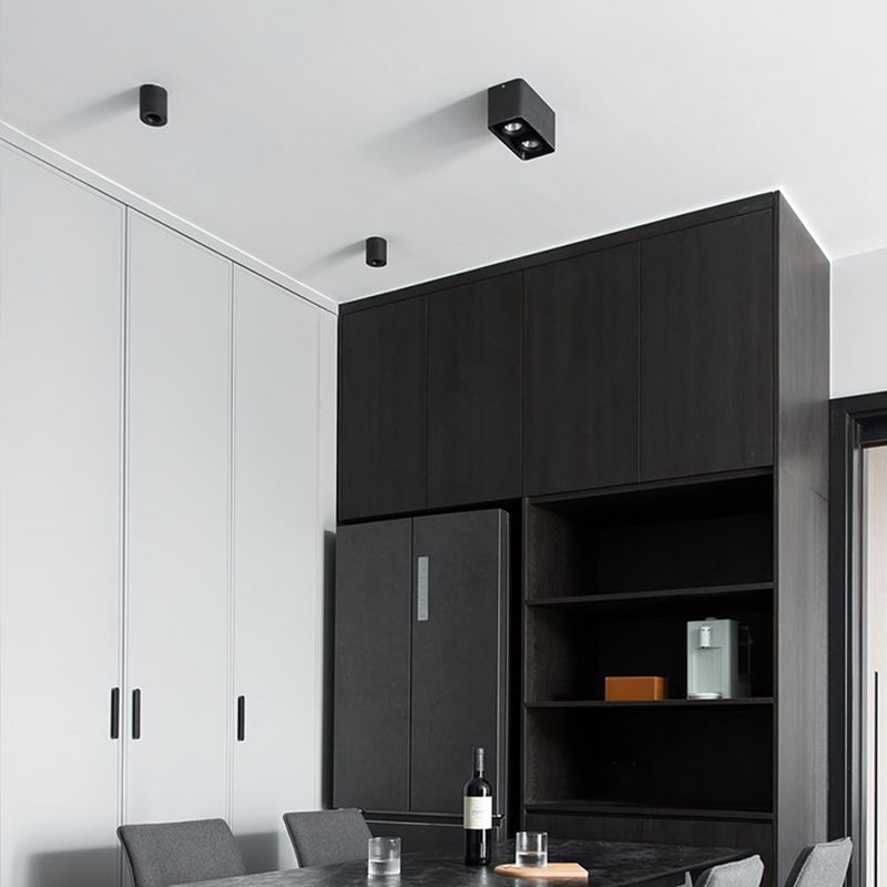Metal Rectangle Flush Mount Lamp Modern Flush Ceiling Light Fixture