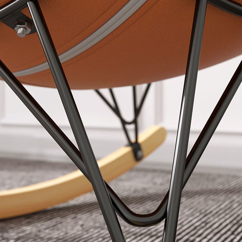 Style Single Home Rocker Chair Simple Leisure Chair for Bedroom