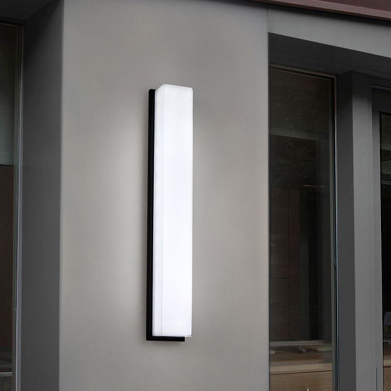 Cylindre d'applications murales en métal moderne 1 lumière murale légère avec verre pour chambre à coucher