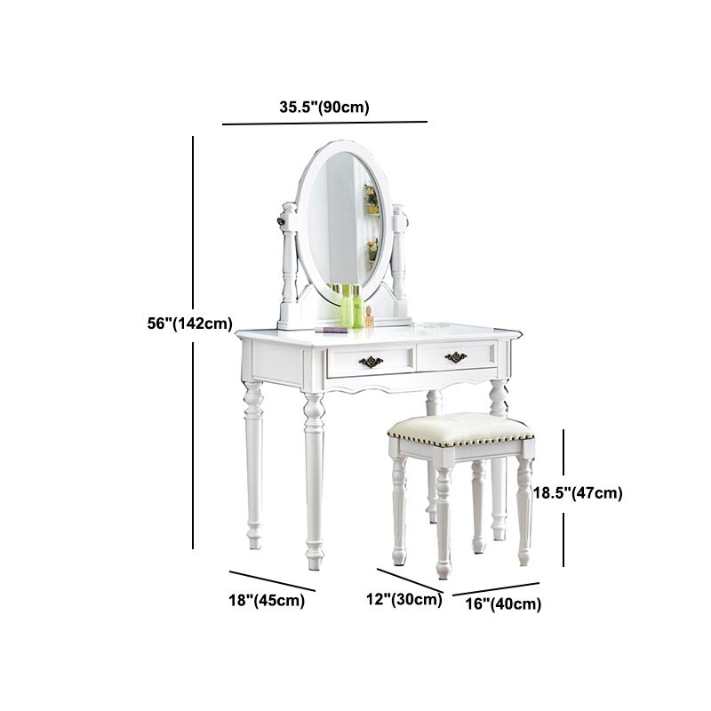 Wooden Vanity Dressing Table Traditional Vanity Makeup Table Set