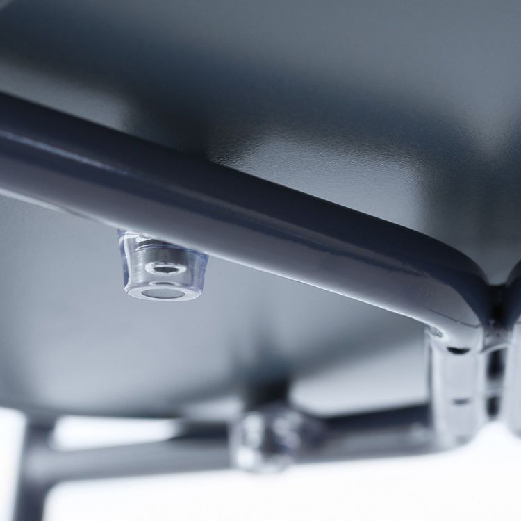 Open achterste armloze eetkamerstoelen industriële zijstoelen met metalen benen