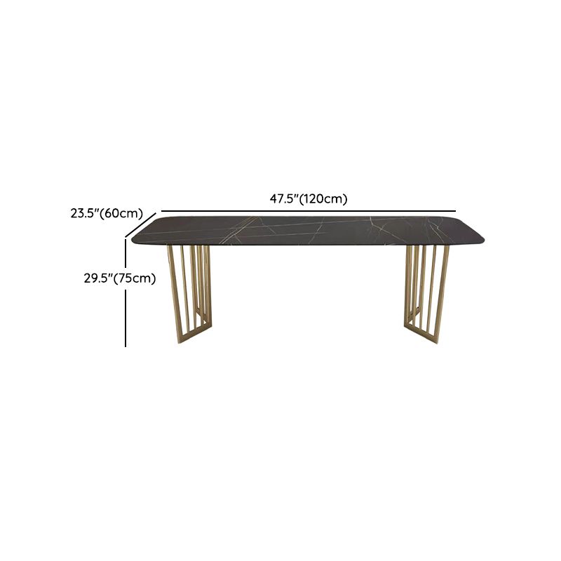 Rectangular Dining Table Set 1/2/5/7 Pieces Metal Dinette Set for Kitchen