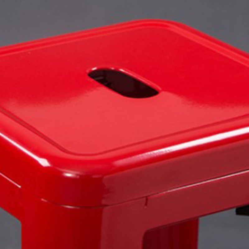 Taburetes de hierro de arma de brazo de estilo industrial para cafetería