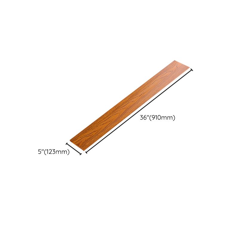 Modern Wooden Wall Planks Wire Brushed Click-Locking Tile Flooring