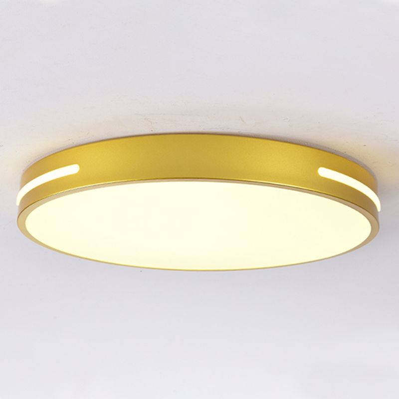Modern Simple Style Ceiling Lamp Round Shape LED Flush Mount Light Fixtures