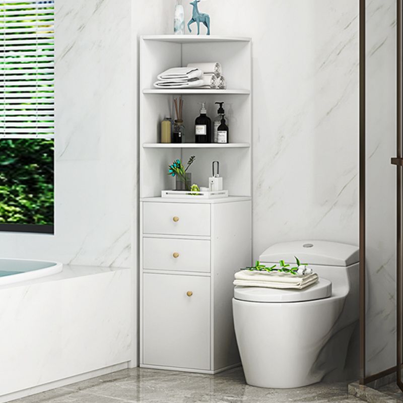Scratch Resistant Accent Cabinet with 0/1/2 Drawers and Shelves