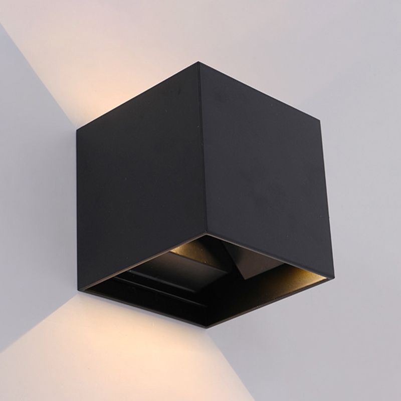 Modern Minimalist Style Geometrical Wall Mounted Light Fixture Metal 2 Lights Wall Lights