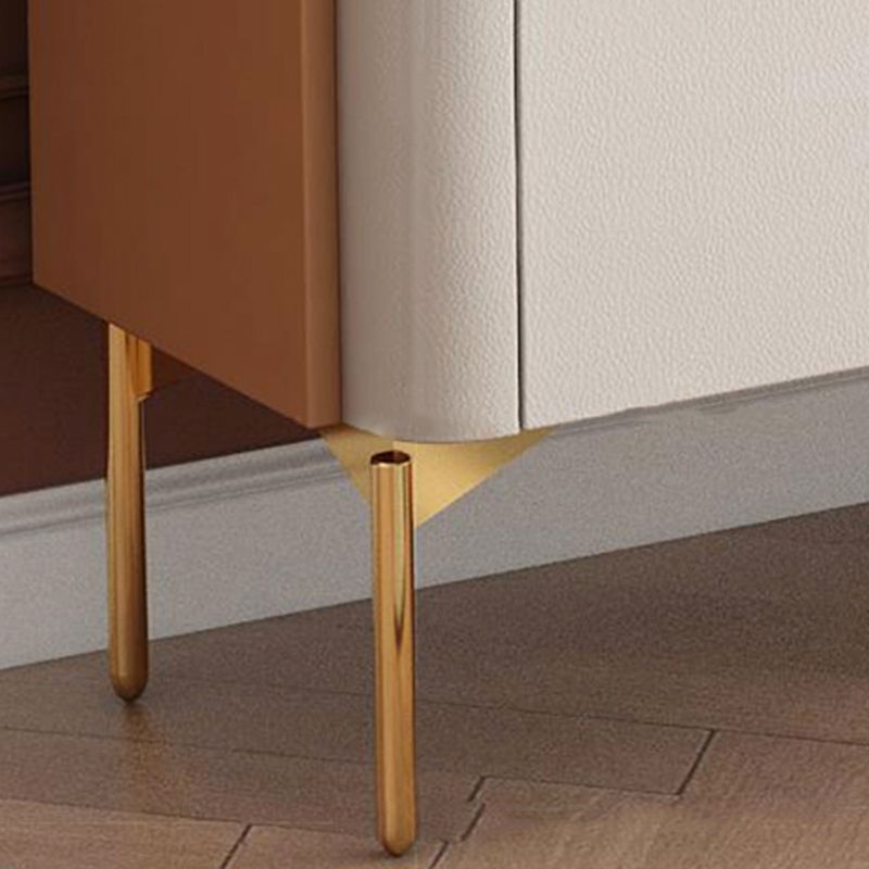 11.7-inch Width Glam Dresser Stone Storage Chest Dresser with 6 Drawers