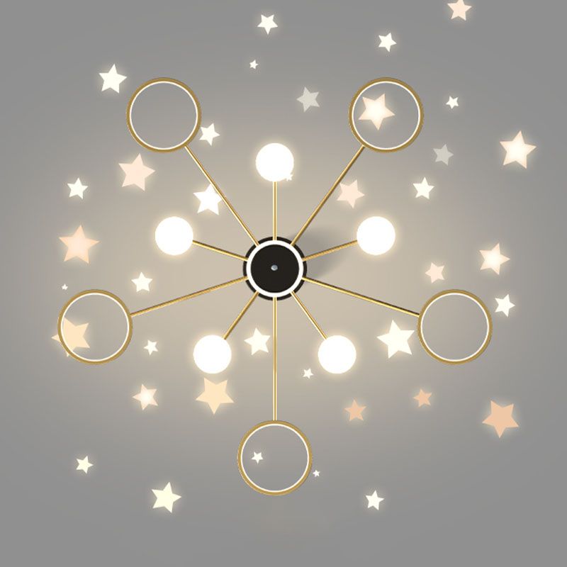 5/12 Köpfe Decke Anhänger Licht Einfachheit Kronleuchter Beleuchtung für Wohnzimmer