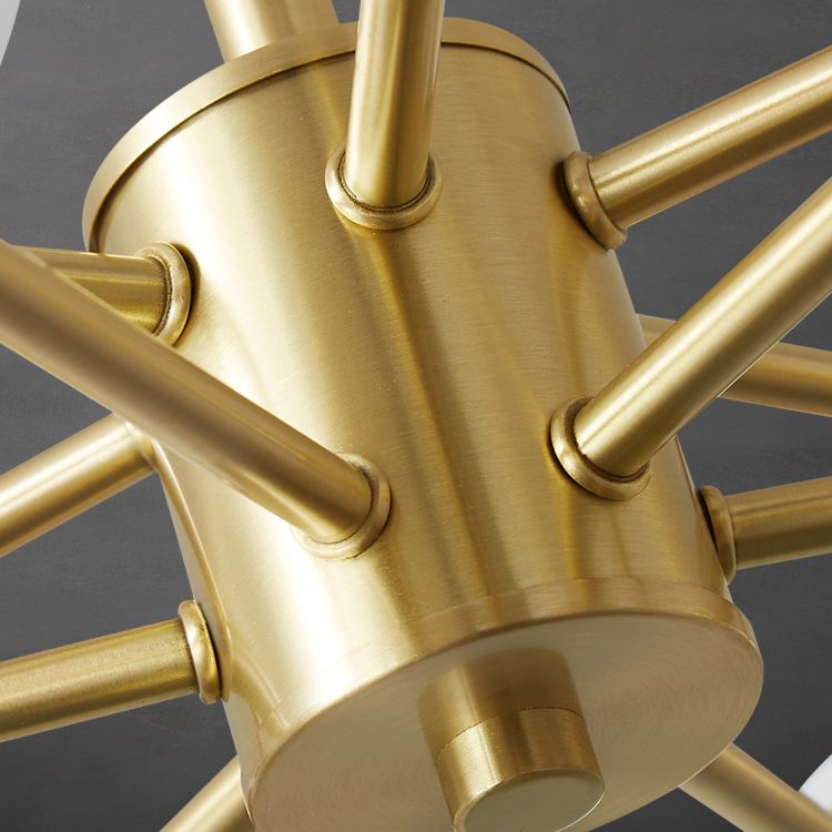 Contemporary Copper Pendant Light Global Hanging Light for Living Room