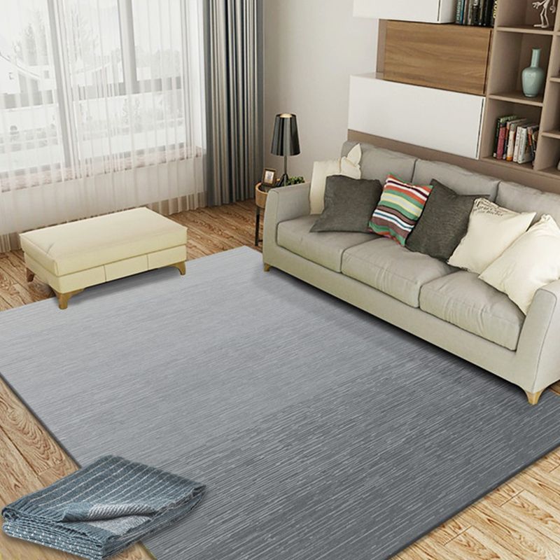 Gradient Color Home Area Rug Simplicity Unpatterned Carpet Synthetics Anti-Slip Backing Indoor Rug