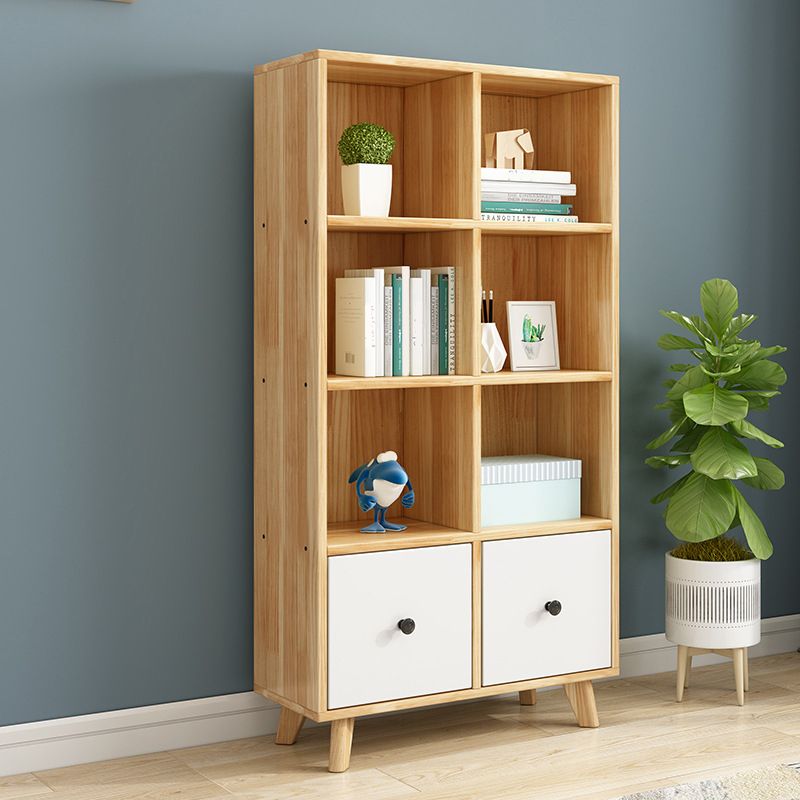 Natural Contemporary Natural Rectangle Chest with Solid Wood Legs