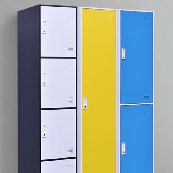 Non-Hanging Storage Cabinet Contemporary Steel Wardrobe Armoire