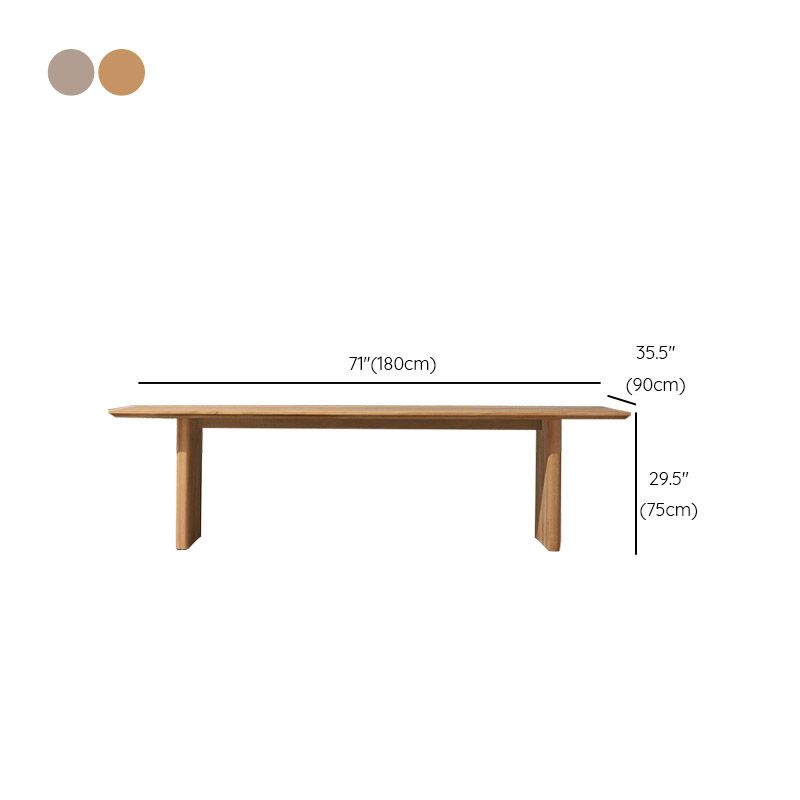 Rectangular Dining Table Set 1/5 Pieces Modern Wood Bistro Table Set