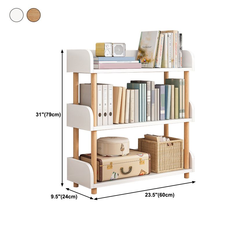 Scandinavian Bookshelf Engineered Wood Shelf Bookcase for Office