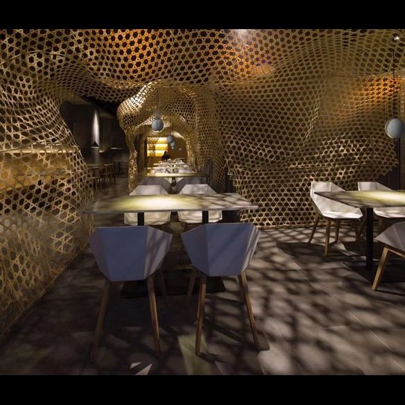 Mini Sphere Hanging Lamp Modern Cement 1 Head Restaurant Pendant Light in Grey