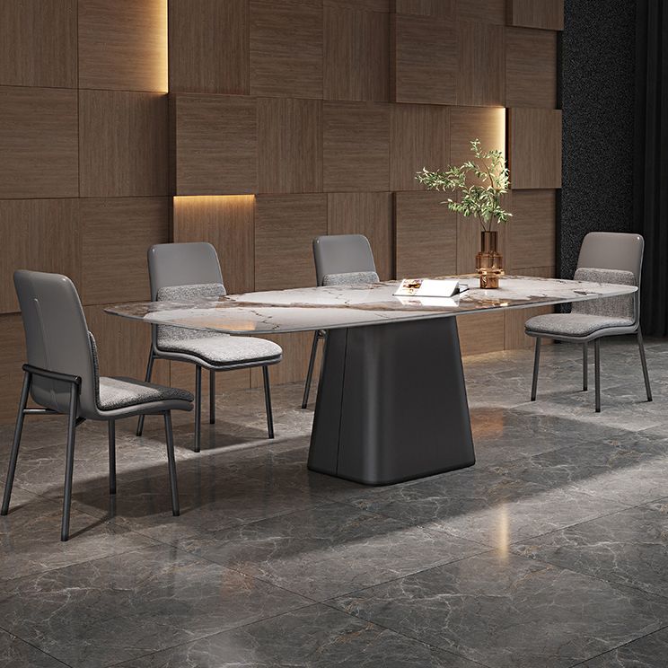 1/4/5 Pieces Dining Chairs Set with Sintered Stone Top Dining Table Set for Home