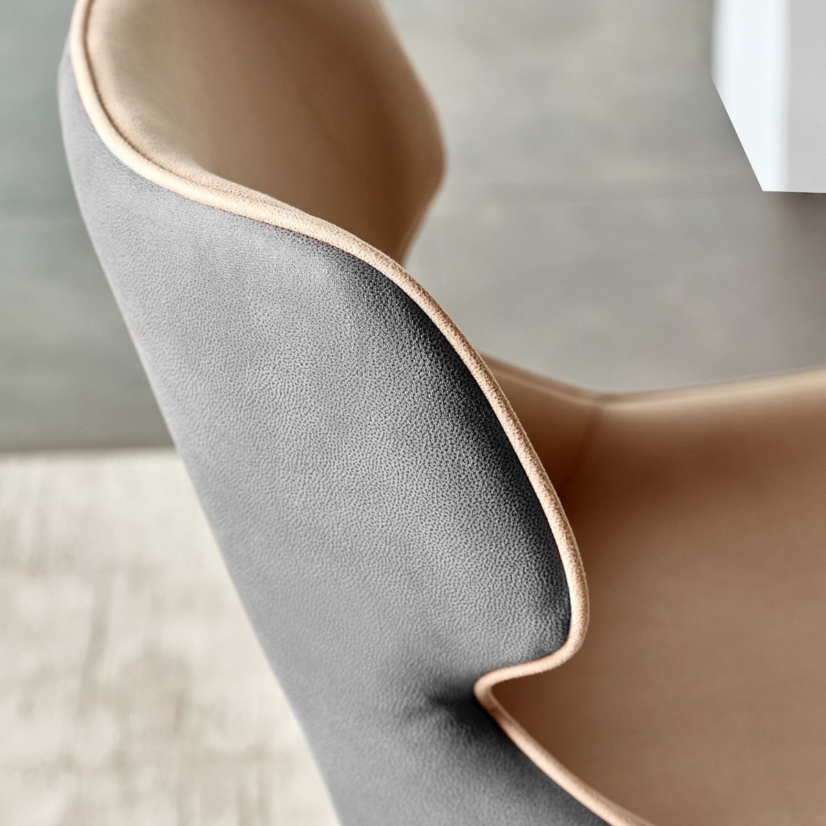 Sillas de comedor de cuero con sillón Wingback Parsons de estilo contemporáneo para uso doméstico