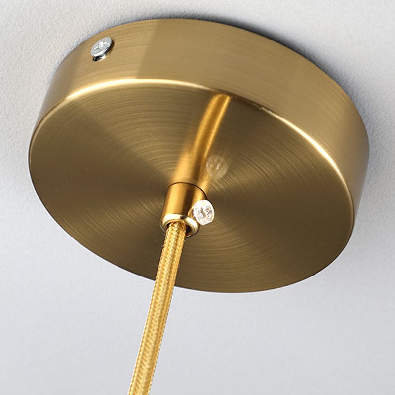 Nordic Metal Wall Light Globe Gold Wall Sconce with Crystal for Bedroom