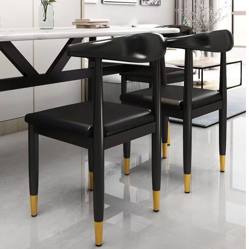 Metal Kitchen Dining Room Chair Contemporary Upholstered Chair