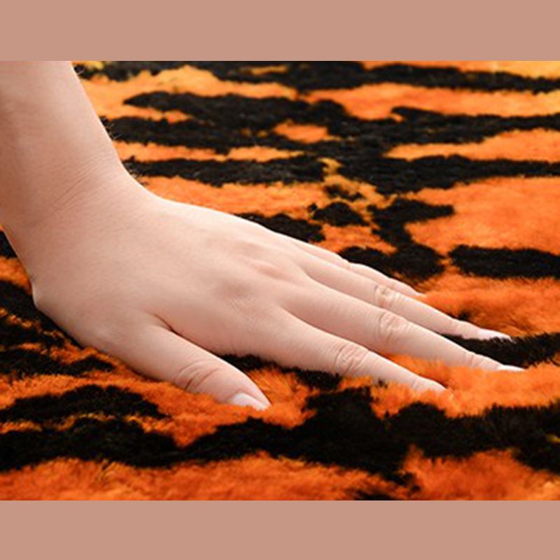 Novelty Shape Trendy Modern Rug Animal Printed Shag Rug Lamb Wool Easy Care Carpet for Home Decor